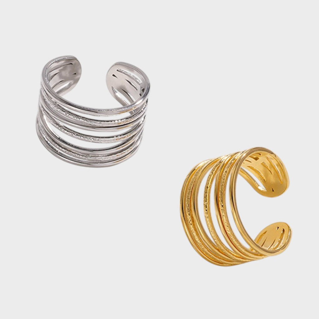Ruby | Adjustable Stainless Steel Ring