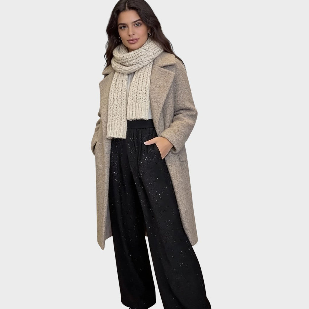 Verina | Wide Leg Shiny Pants