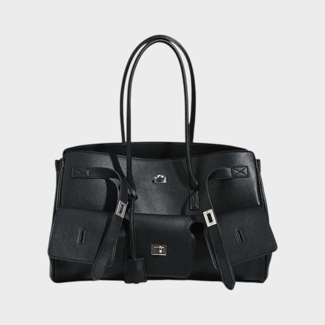 Valentina | Black Tote Bag