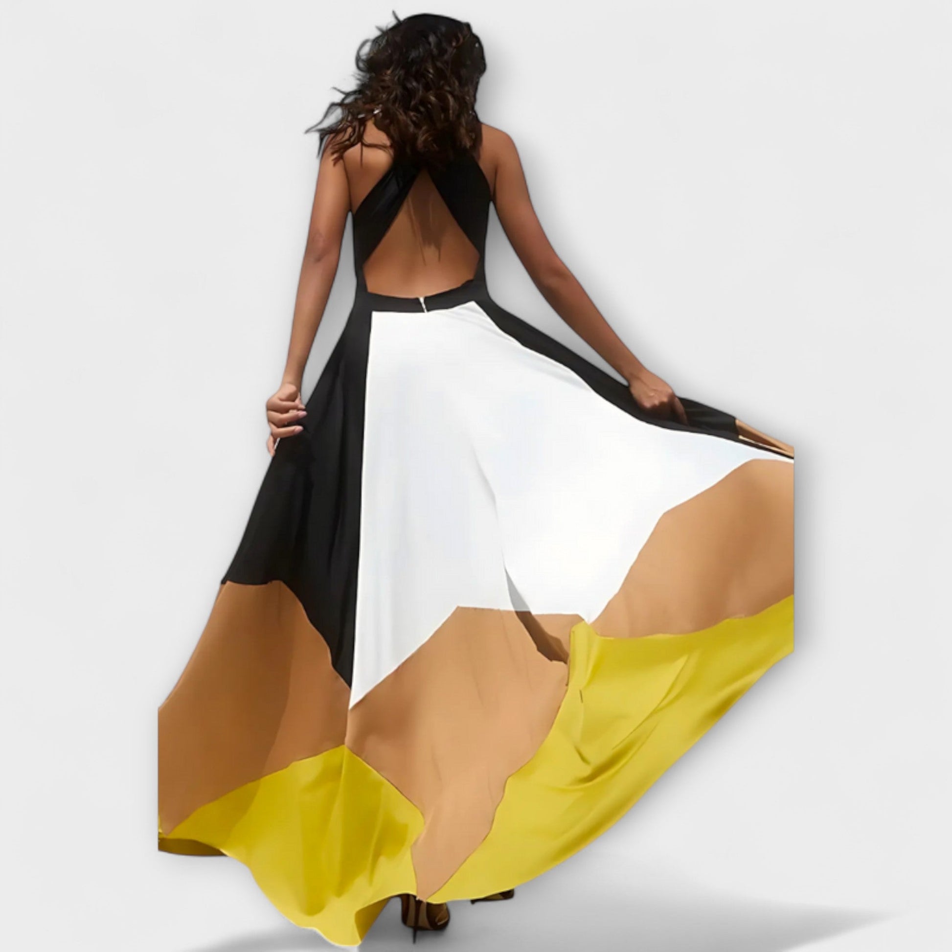 Nava | Long Backless Dress