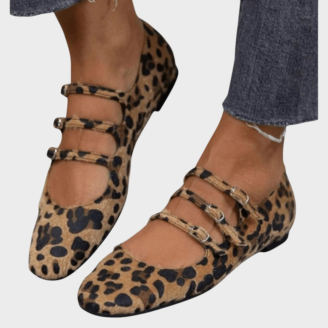 Poliana | Leopard Print Ballet Flats