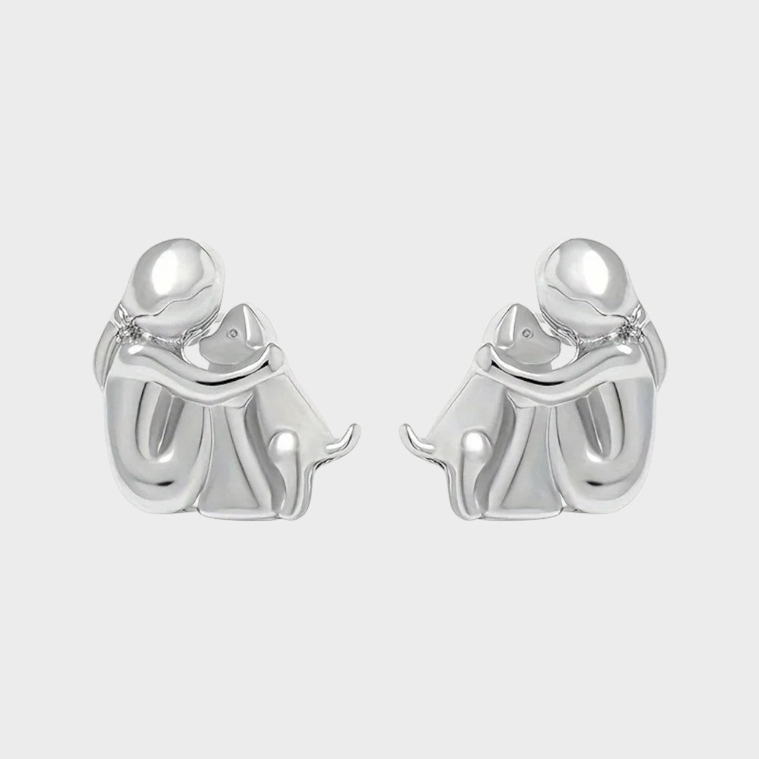 Carminho | Dog Embrace Earrings