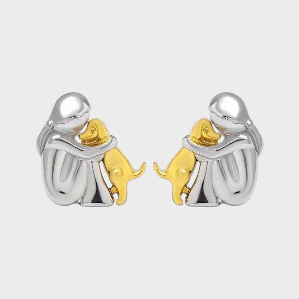 Carminho | Dog Embrace Earrings