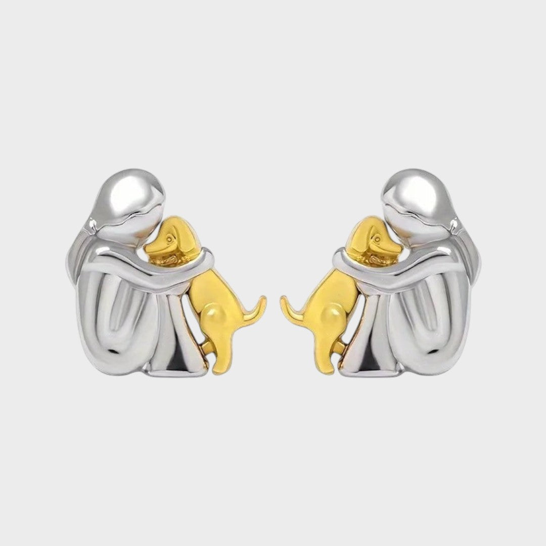 Carminho | Dog Embrace Earrings