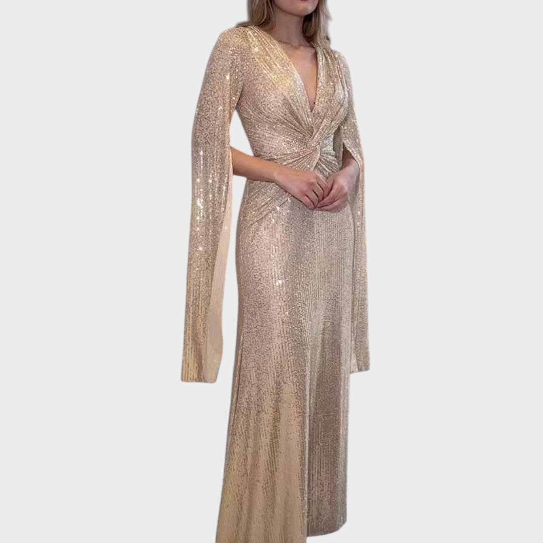 Nerma | Shiny Maxi Dress