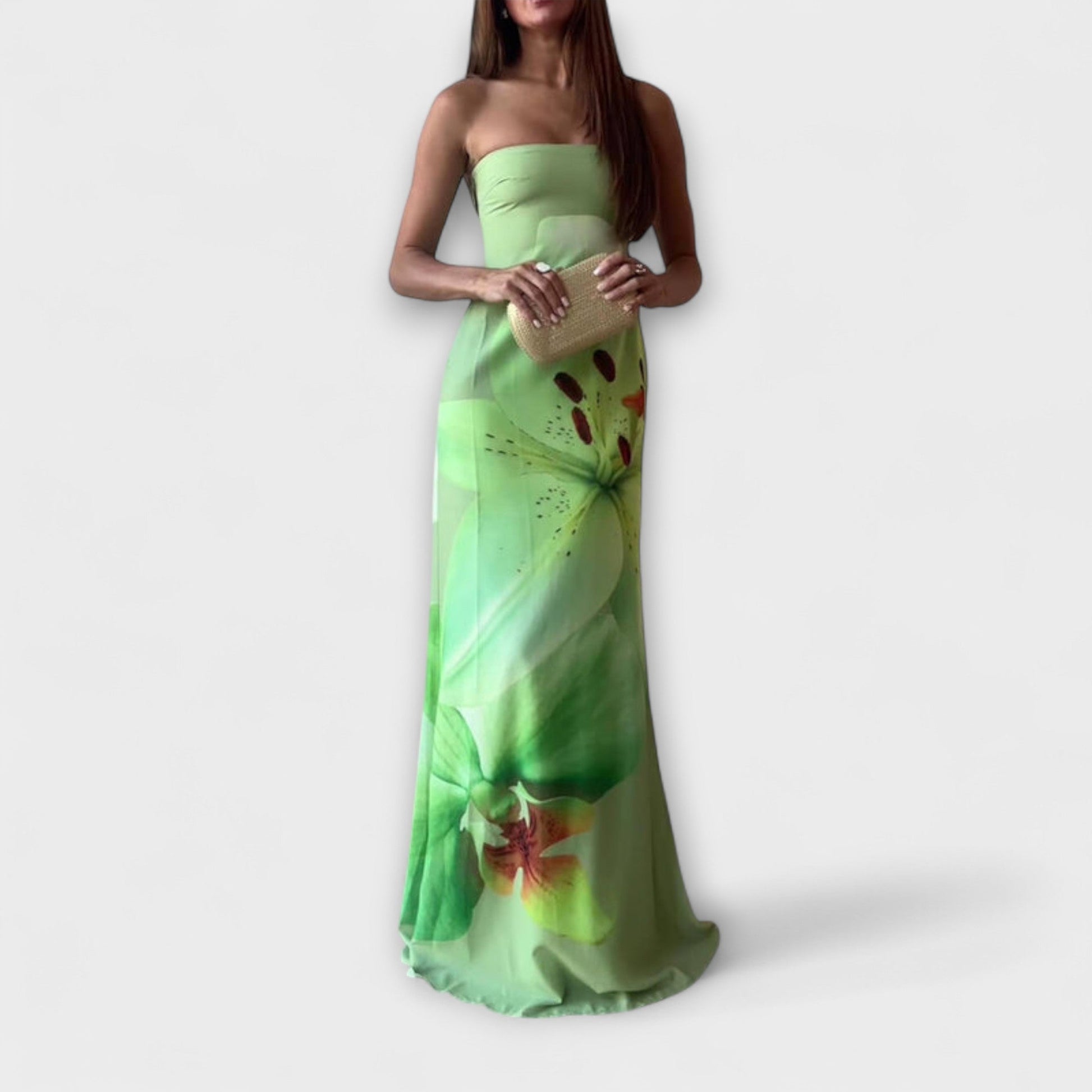 Zephyra |  Maxi Dresses with Off-Shoulder Sleeves