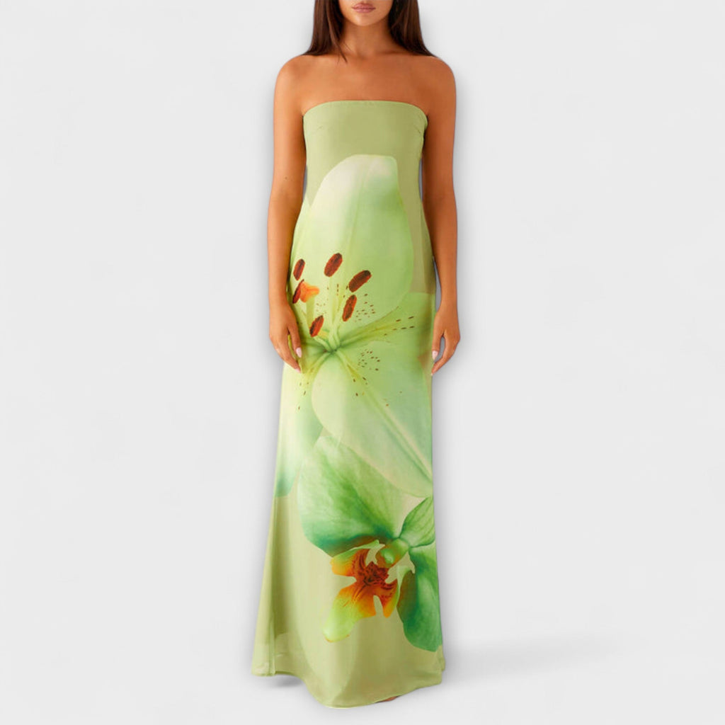 Zephyra |  Maxi Dresses with Off-Shoulder Sleeves