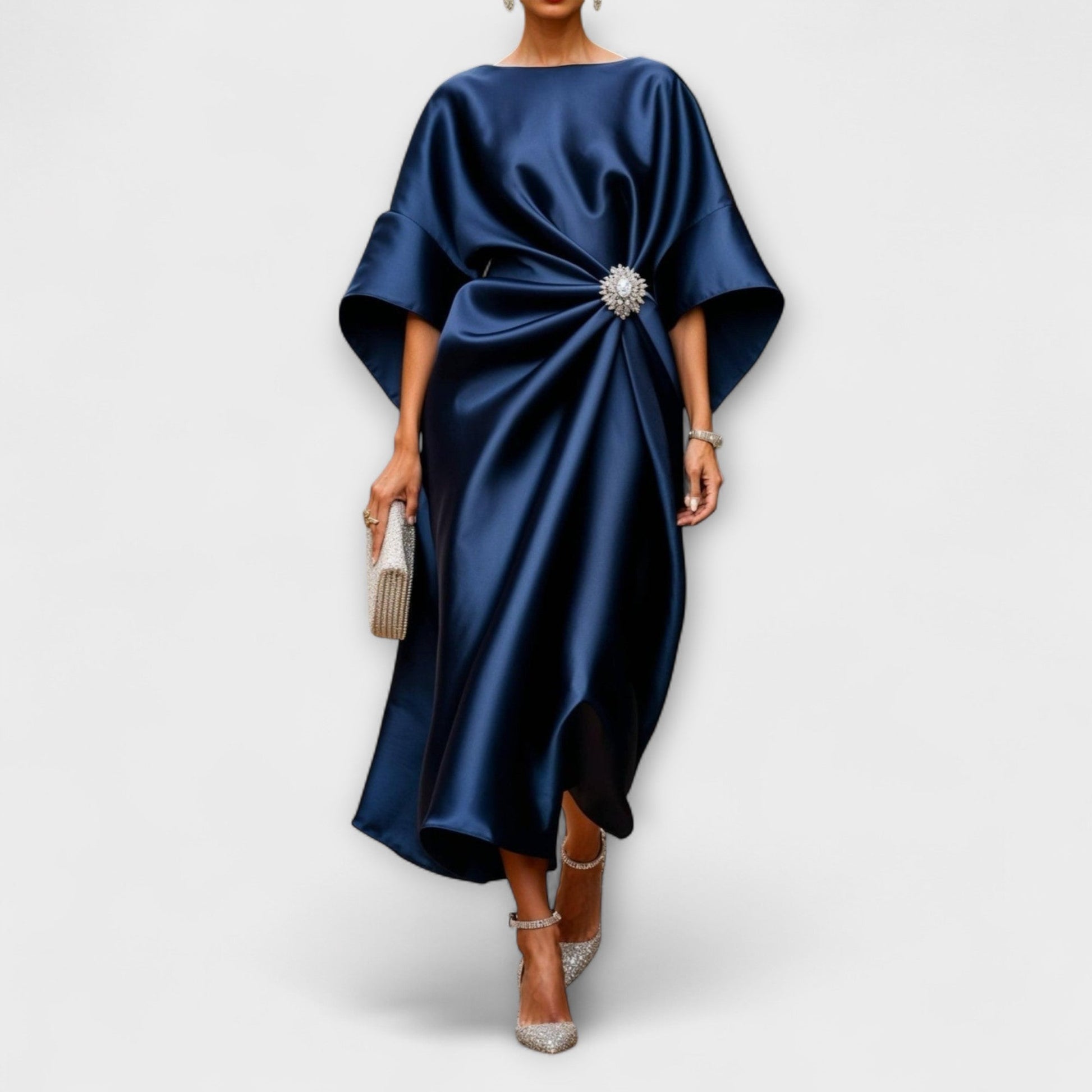 Liora | Luxurious satin maxi dresses with sequins