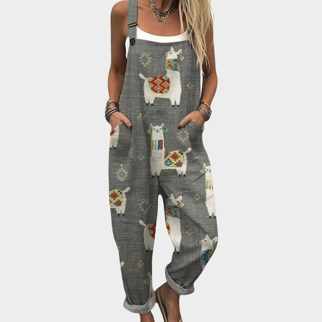 Amanda | Comfortable Printed Jumpsuit