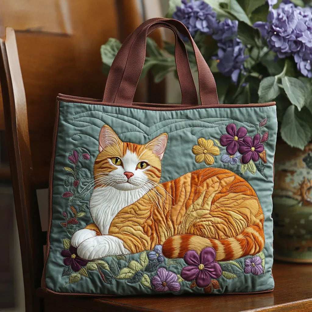 Handcrafted Bag | Orange Cat