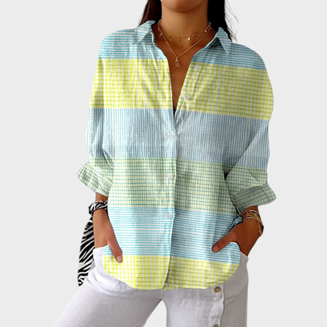 Sheila | Pastel Printed Blouse