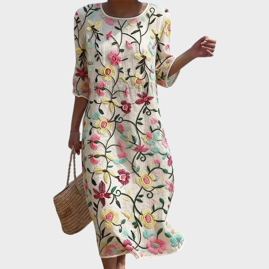 Erica | Elegant Floral Dress