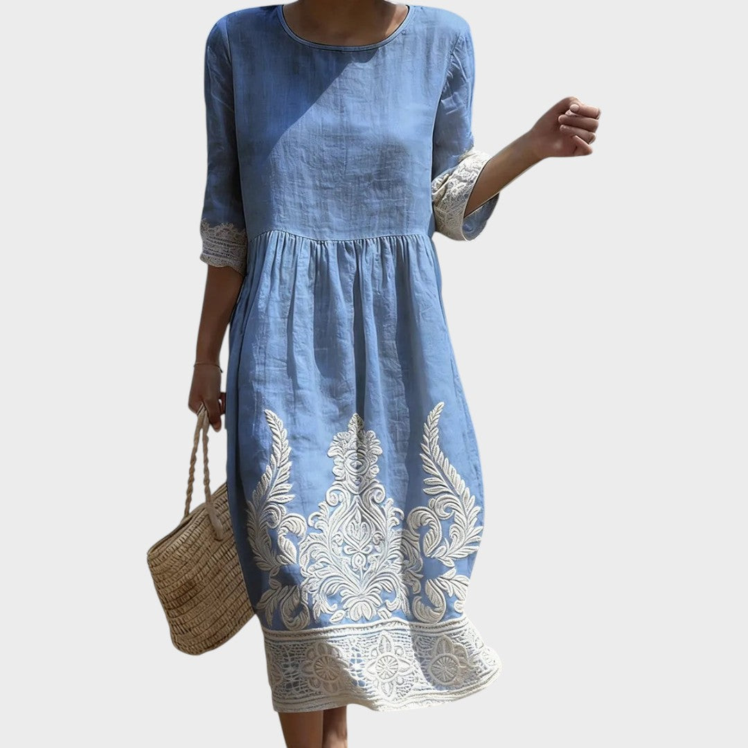 Amber | Elegant Floral Dress