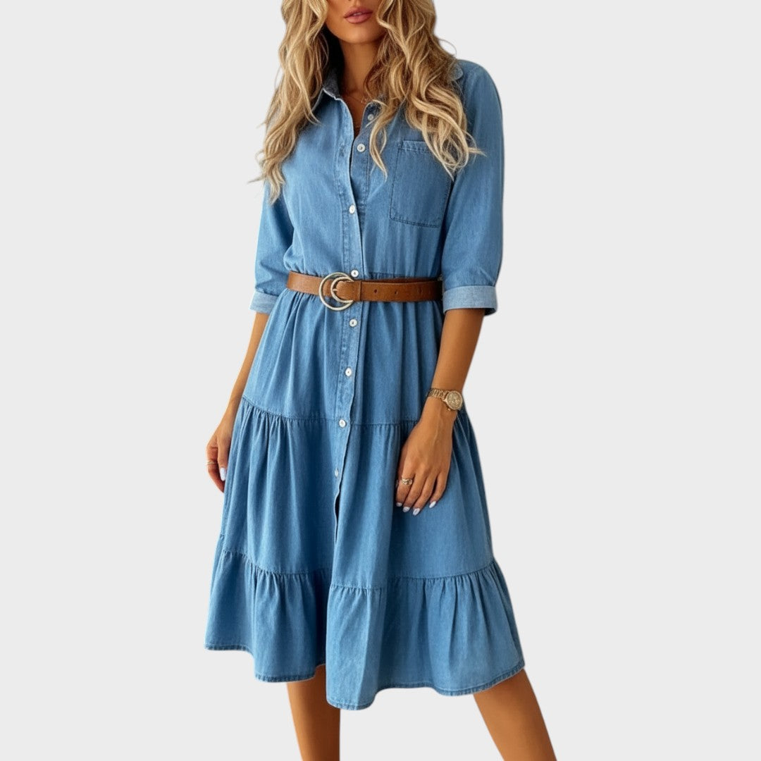 Barbara | Casual Elegant Denim Dress