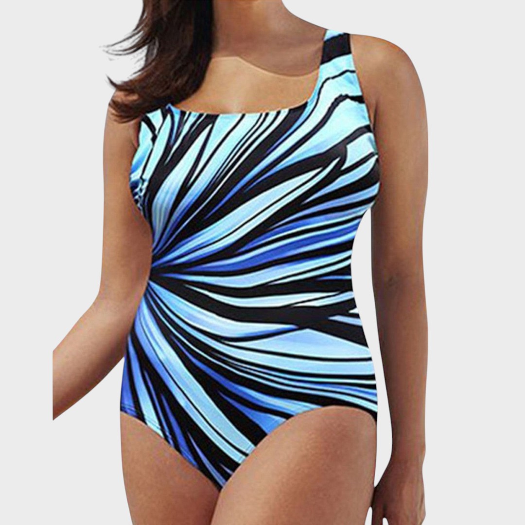 Rita | Striped Swimsuit