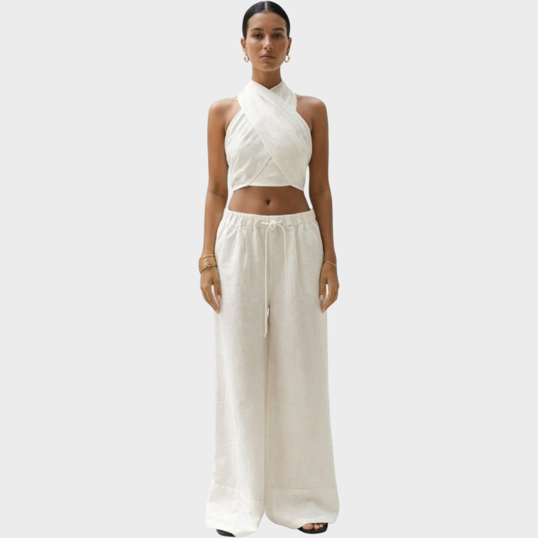 Louna | Strapless Set with Halter Back