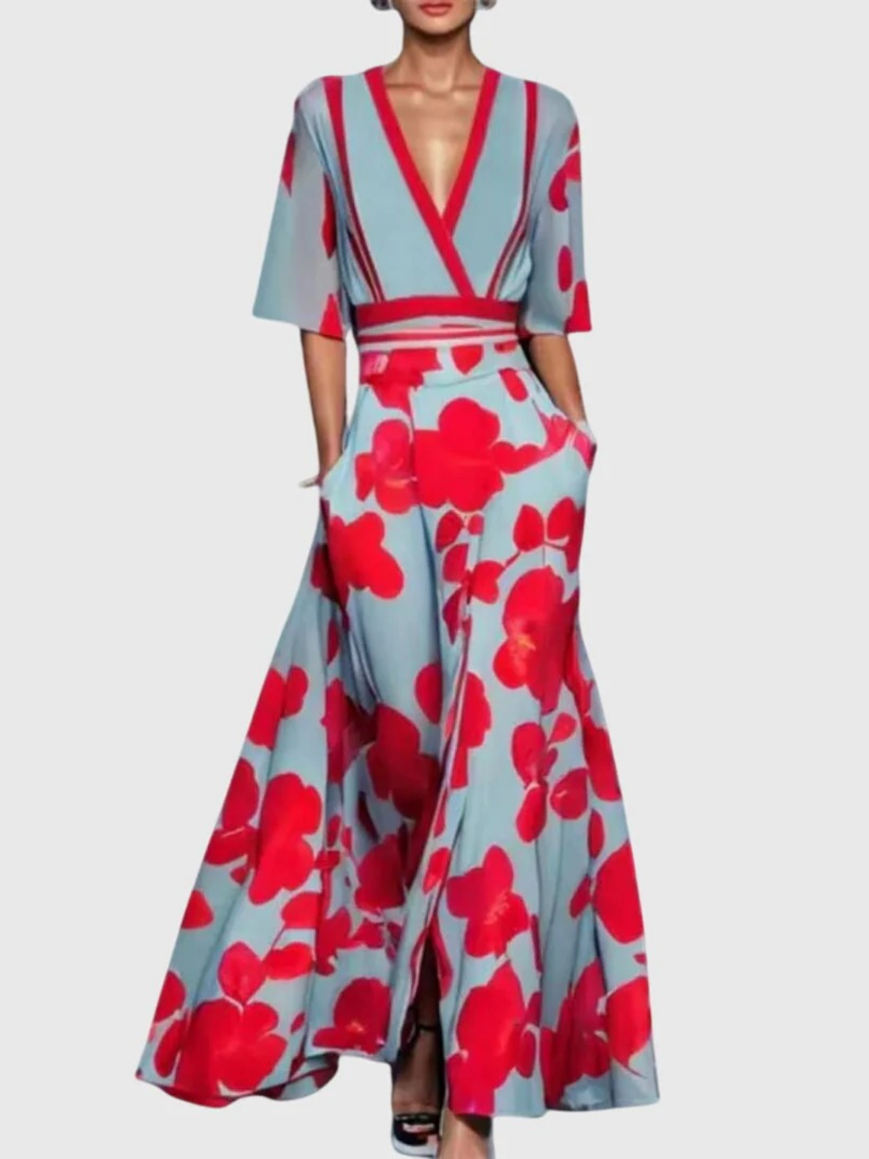Christelle | Elegant Spring Maxi Dress