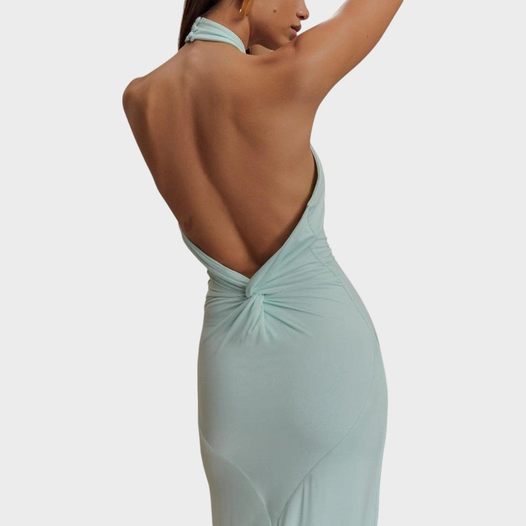 Laguna | Long Dress with Halter Neck