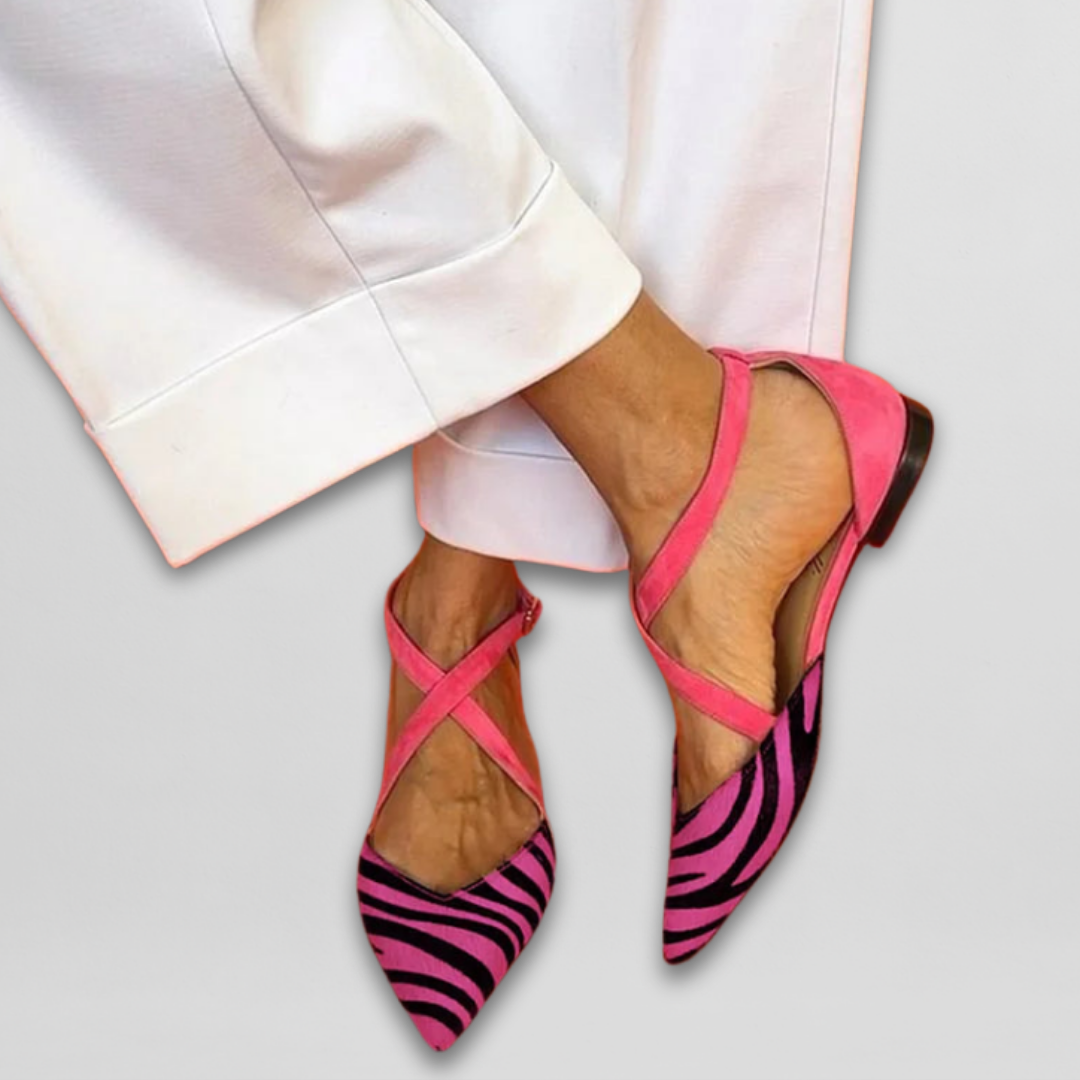 Fenna | Strappy Ballet Flats