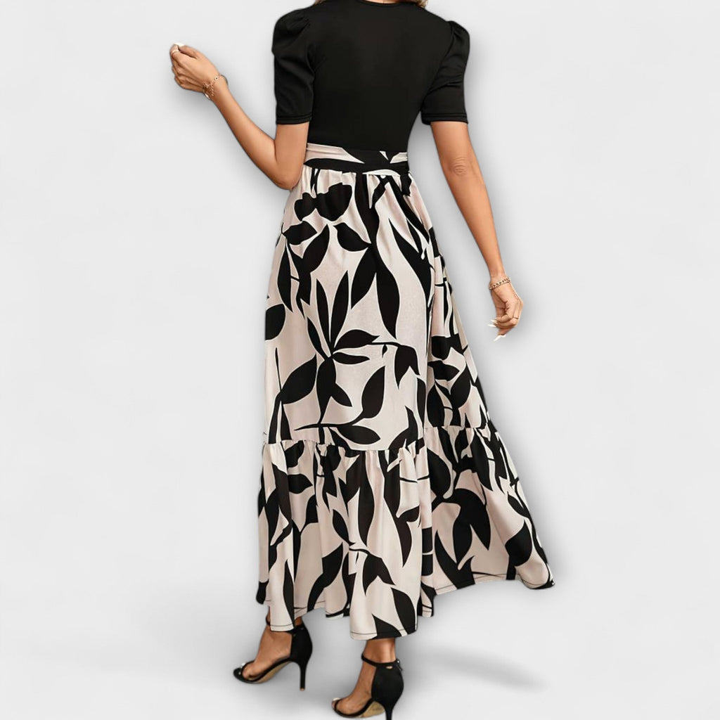 Luna | Summer Dresses with Floral Patterns and Round Neckline