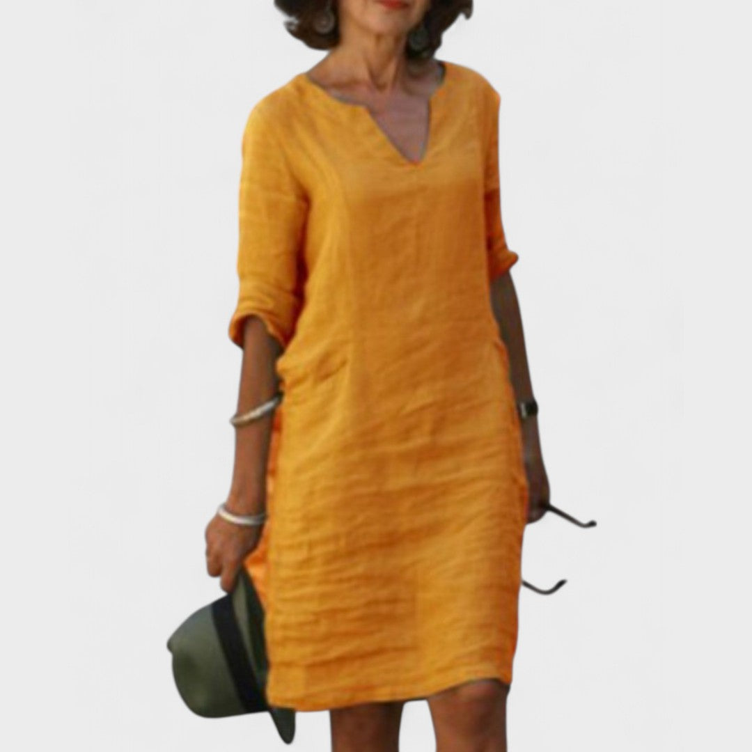 Josette | Elegant Dress with V-Neck