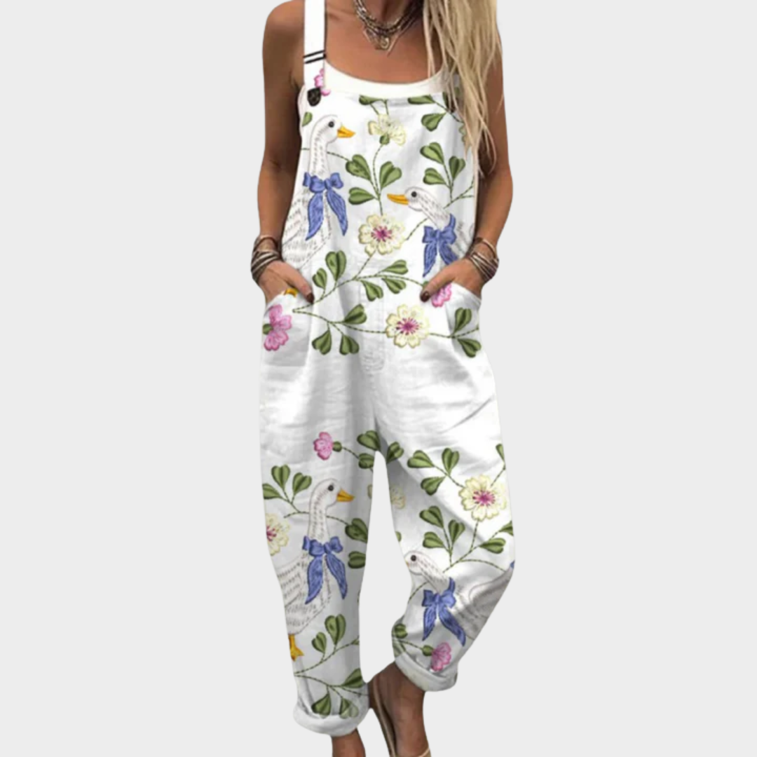 Amanda | Comfortable Printed Jumpsuit