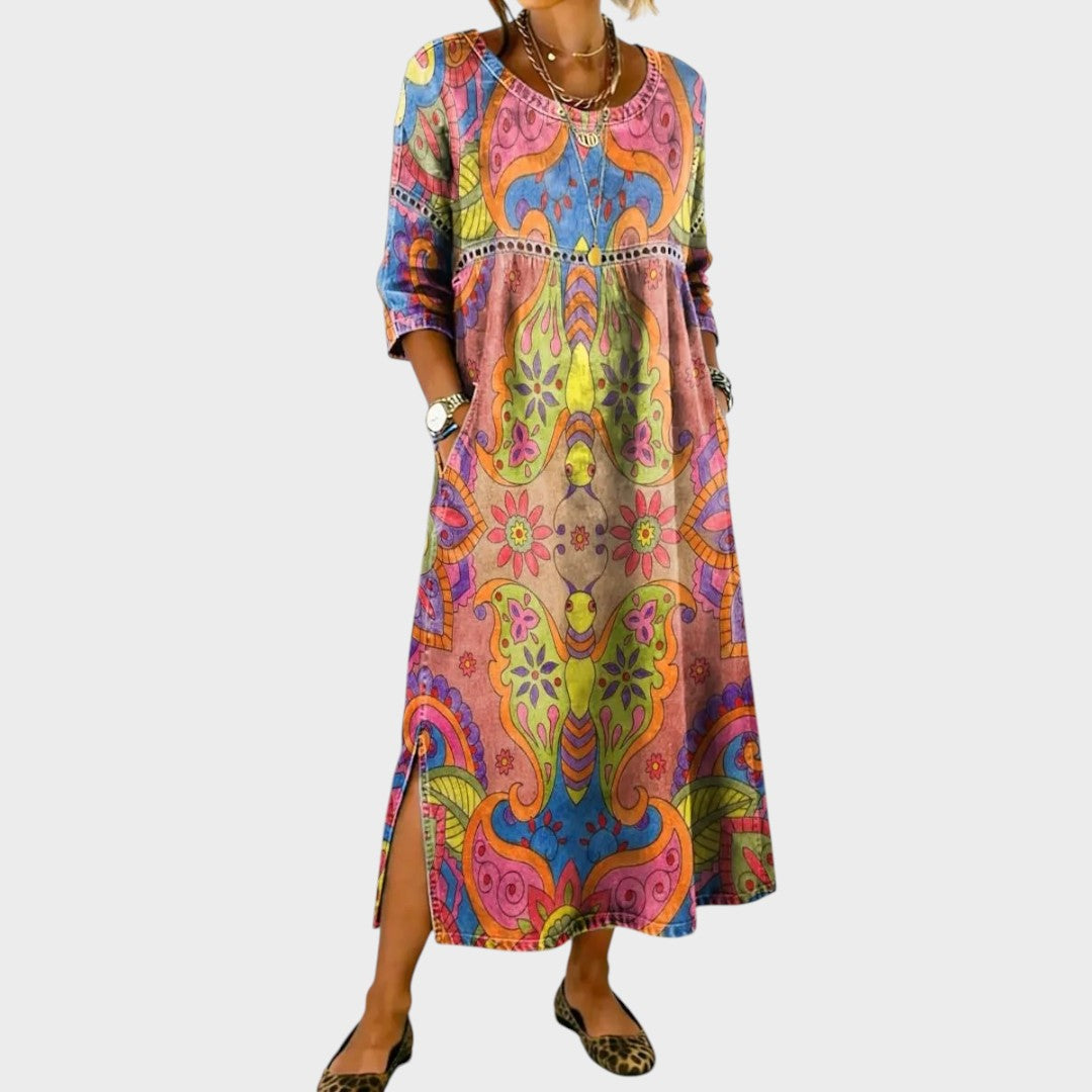 Incarnation | Boho Printed Dress