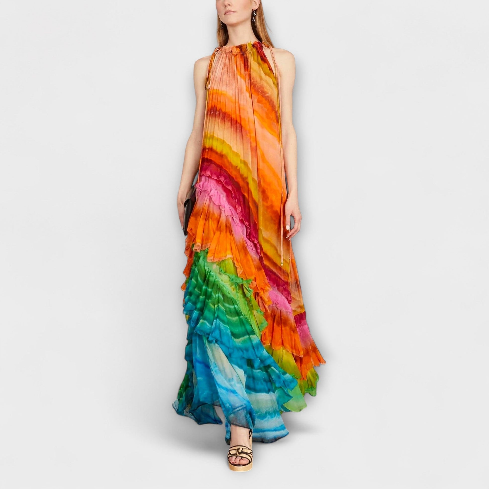 Iris | Ruffle Dress