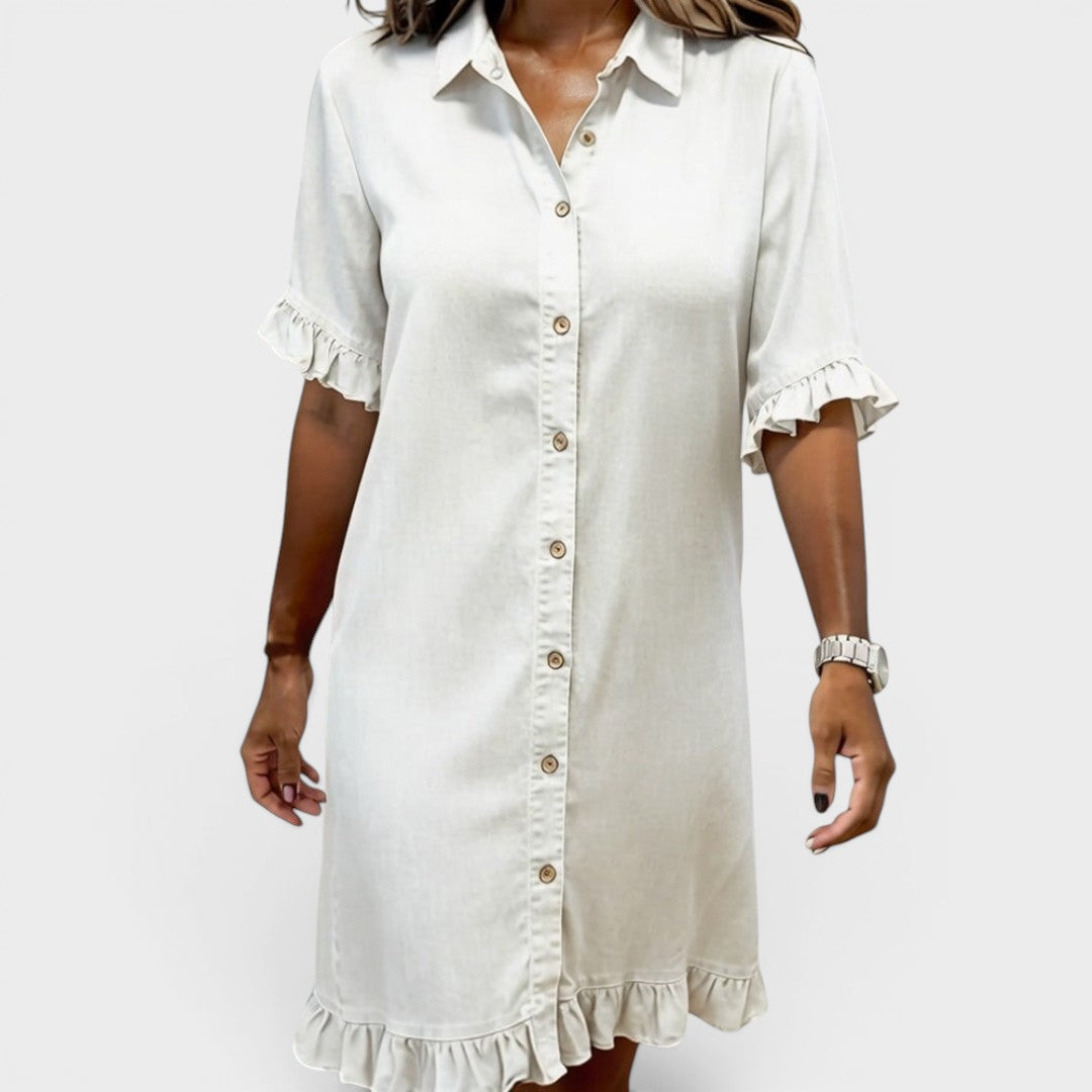 Camille | Elegant Denim Dress