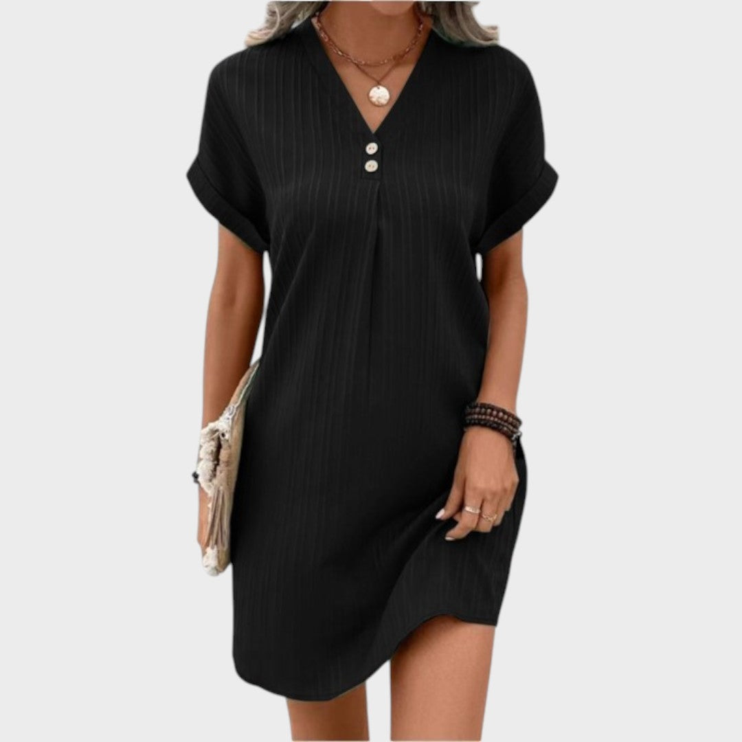Atália | Comfortable V-neck dress