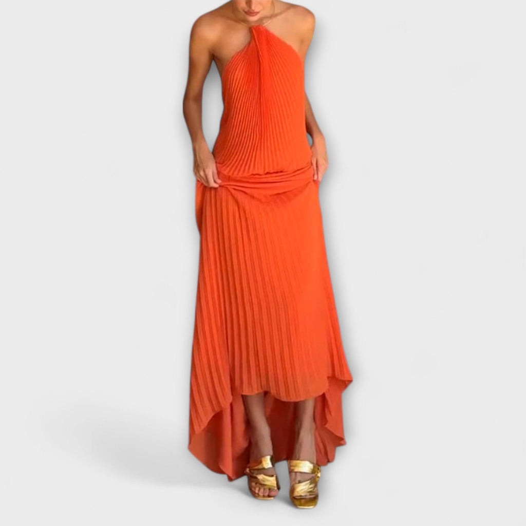 Pavlina | Dresses with Pleated Neckline