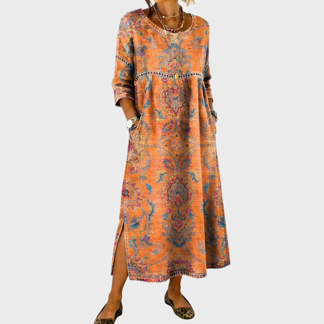 Eugenia | Boho Printed Dress