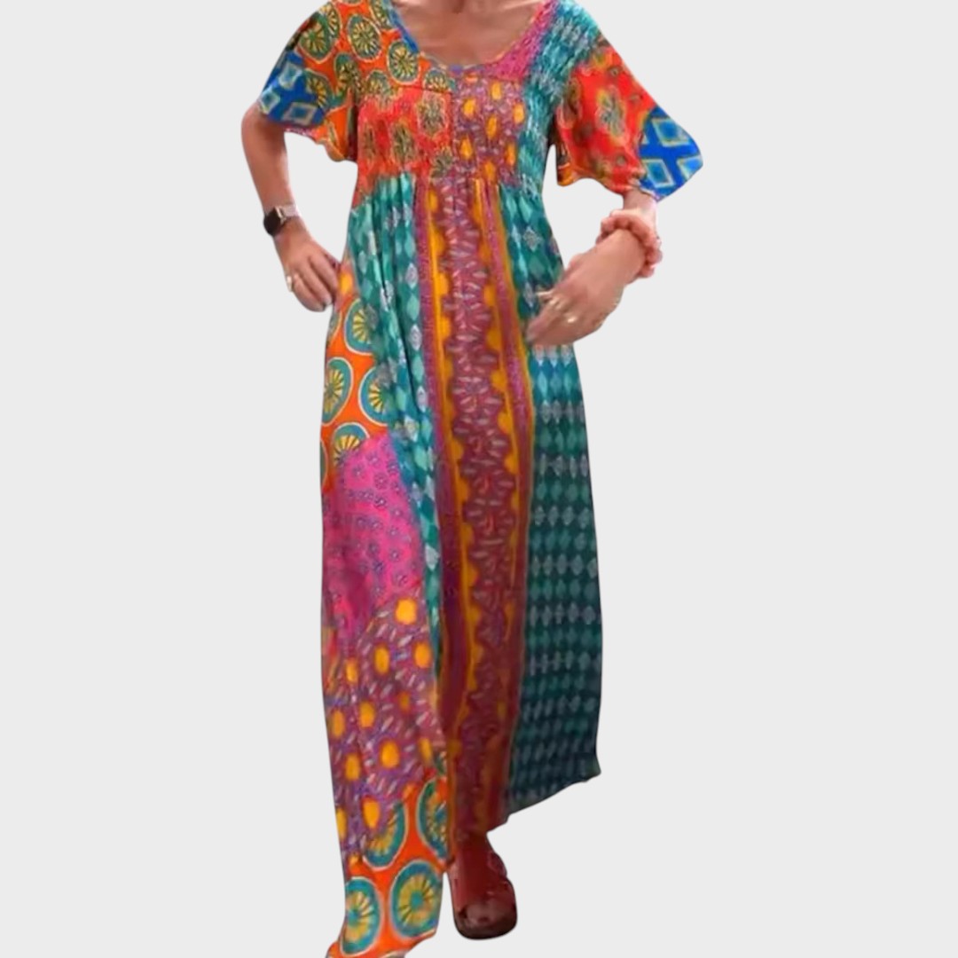 Jennie | Elegant Maxi Dress with Print