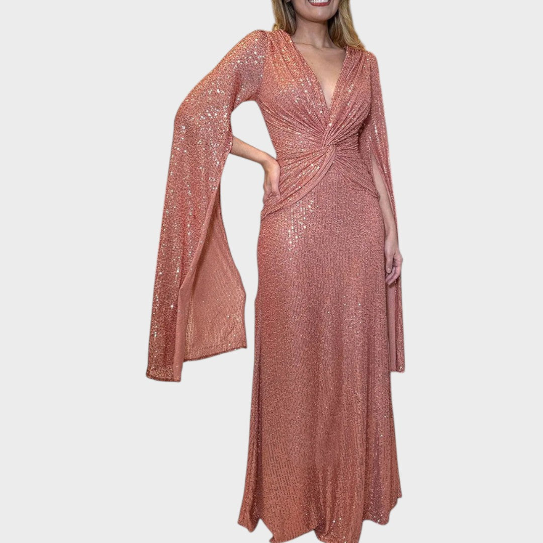 Nerma | Shiny Maxi Dress