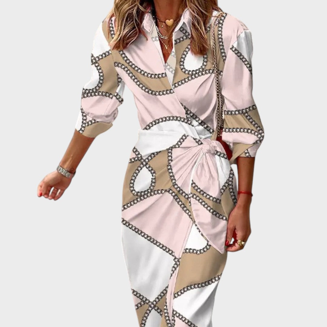 Tina | Long Crossed Dress