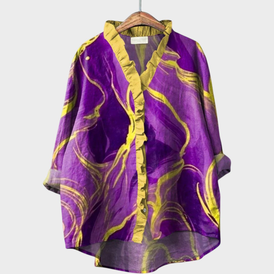 Natalie | Elegant Breezy Summer Blouse