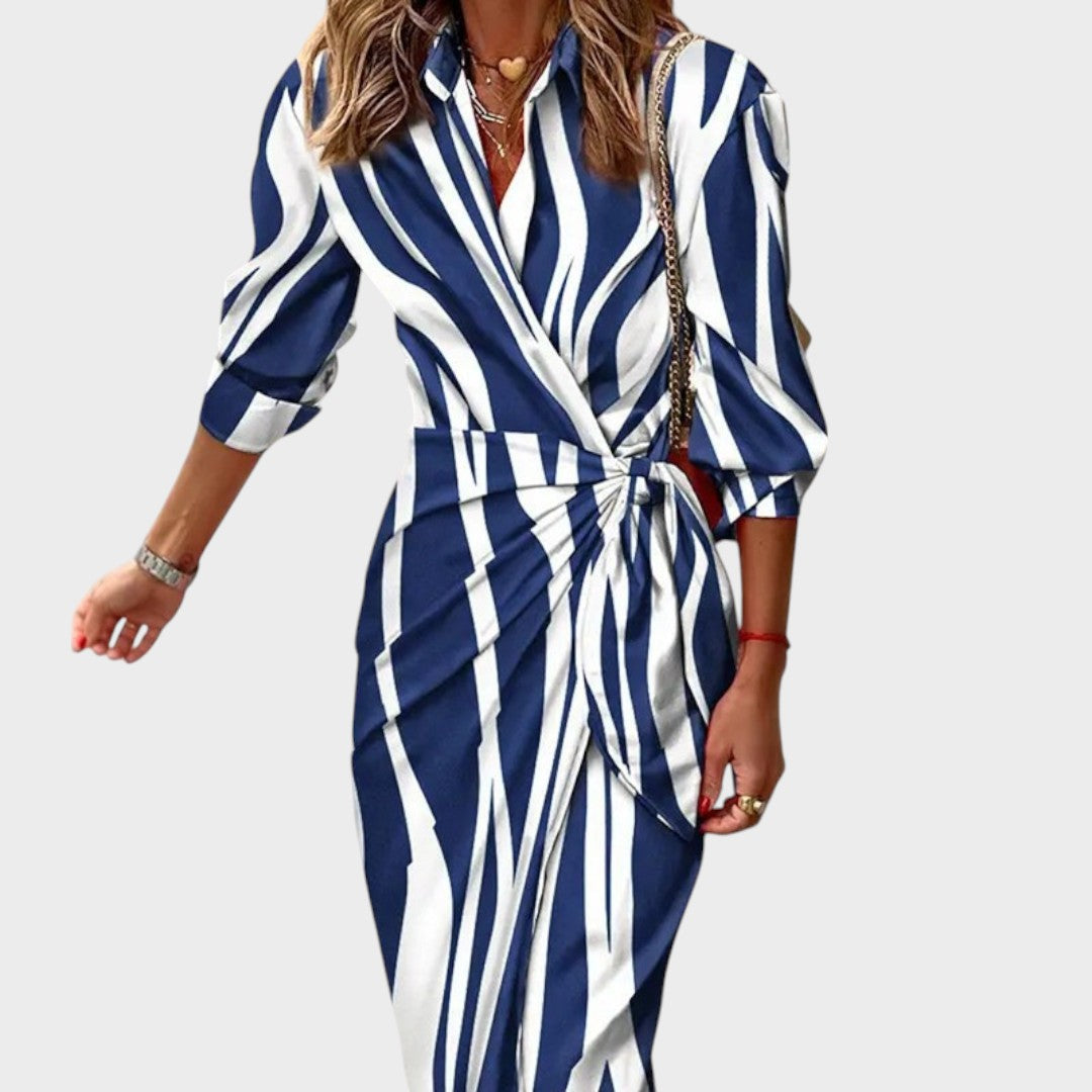Tina | Long Crossed Dress