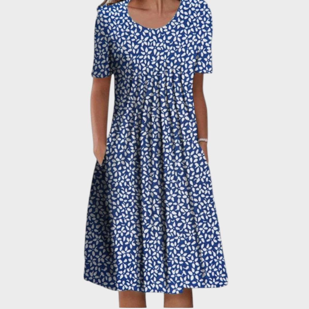 Valéria | Frayed Floral Dress