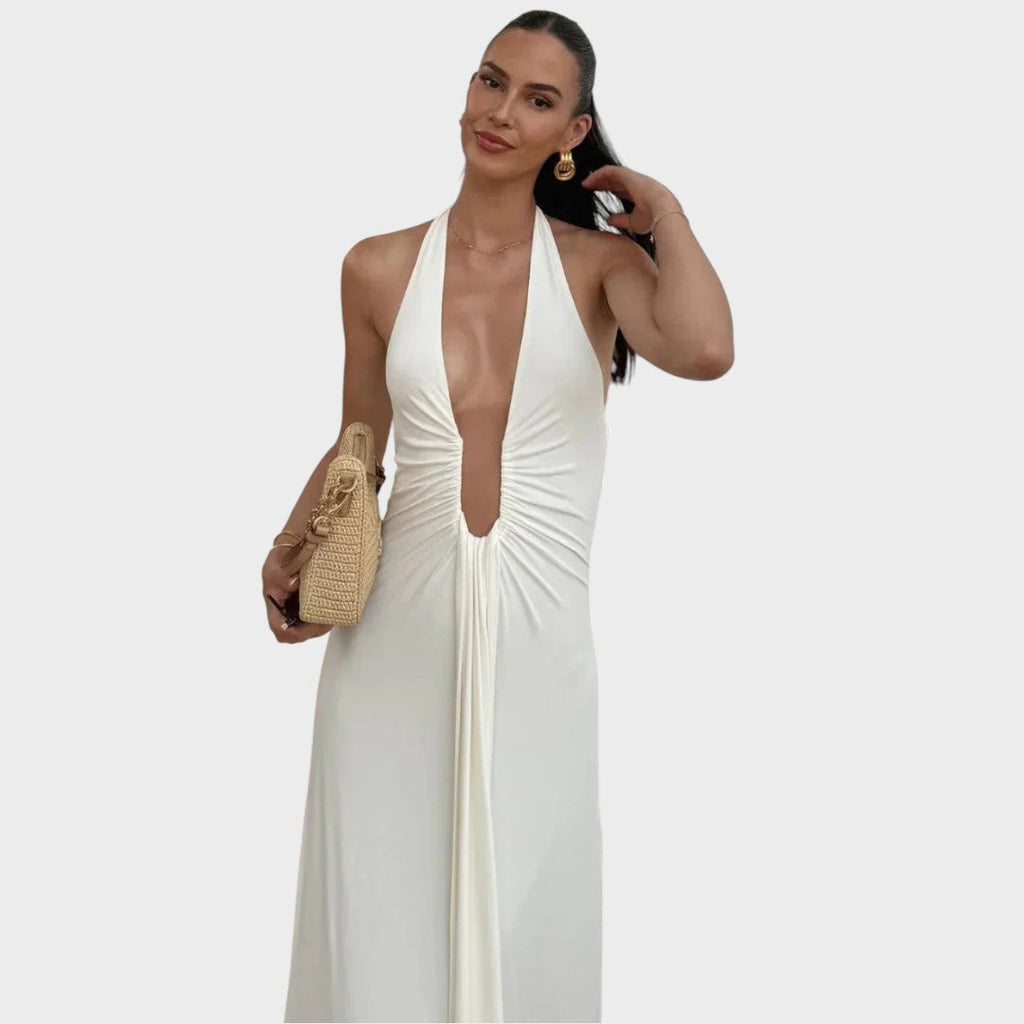 Inala | Dress with Deep Neckline