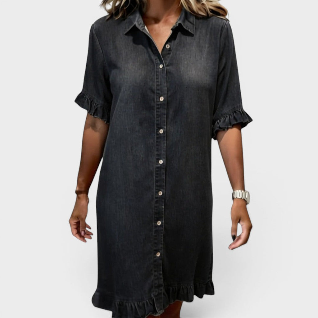 Camille | Elegant Denim Dress