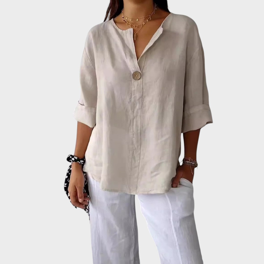 Zamma | Blouse with V-Neck