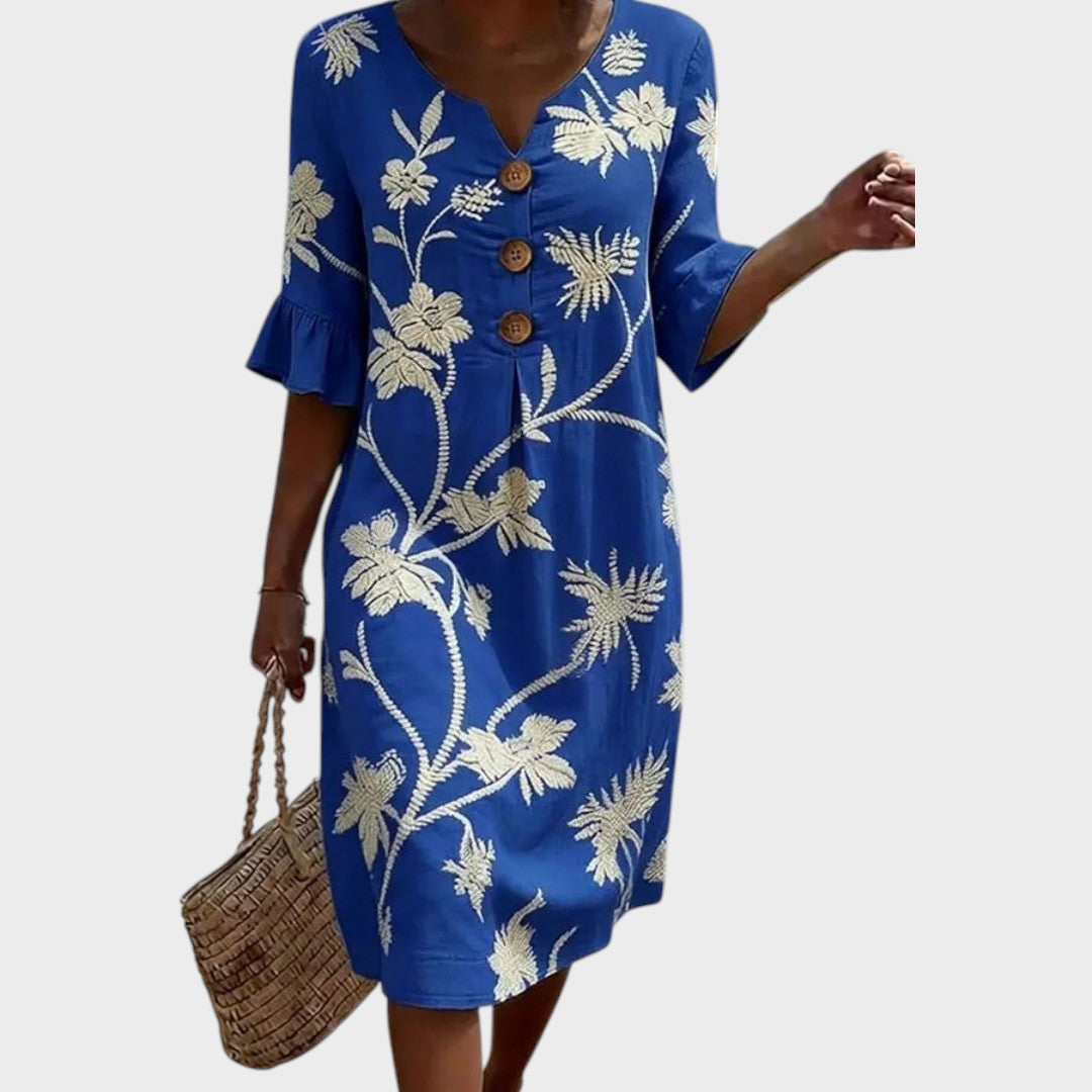 Jonna | Casual Women's Dress with Floral Print