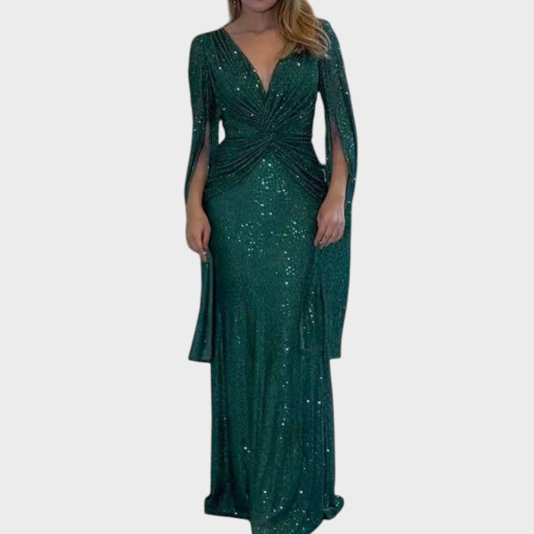 Nerma | Shiny Maxi Dress