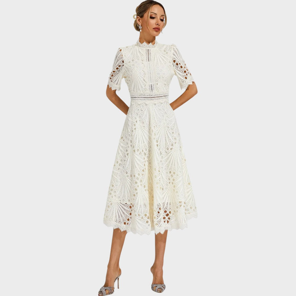 Carmen | Lace Midi Dress