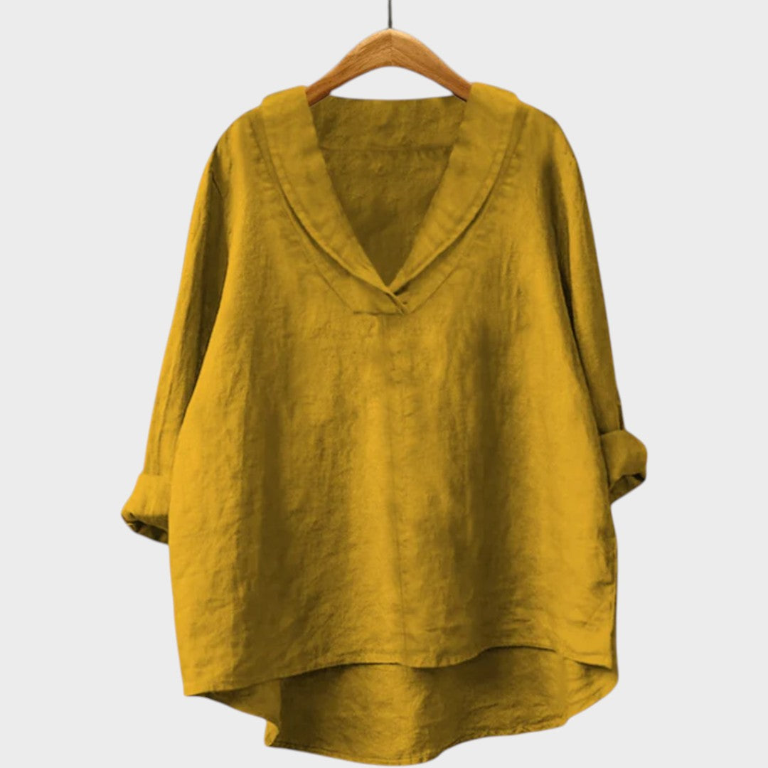 Evelyn | Elegant Breezy Summer Blouse