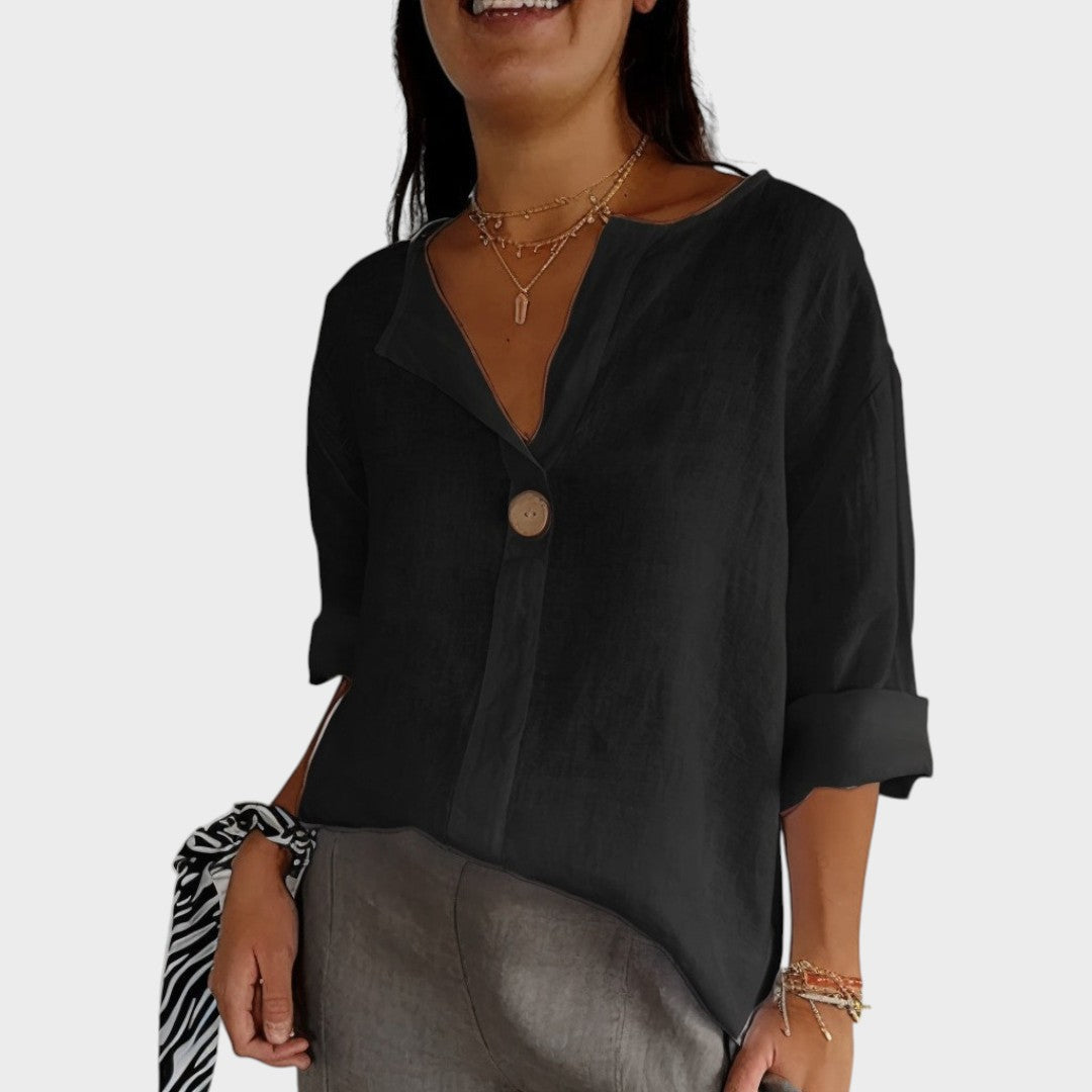 Zamma | Blouse with V-Neck