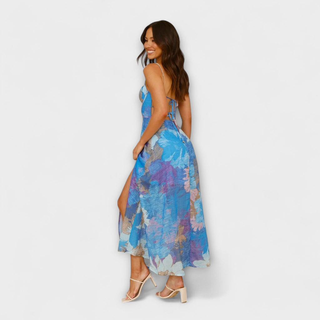 Audrey | Floral Print Dress for Women - Stylish and Attractive
