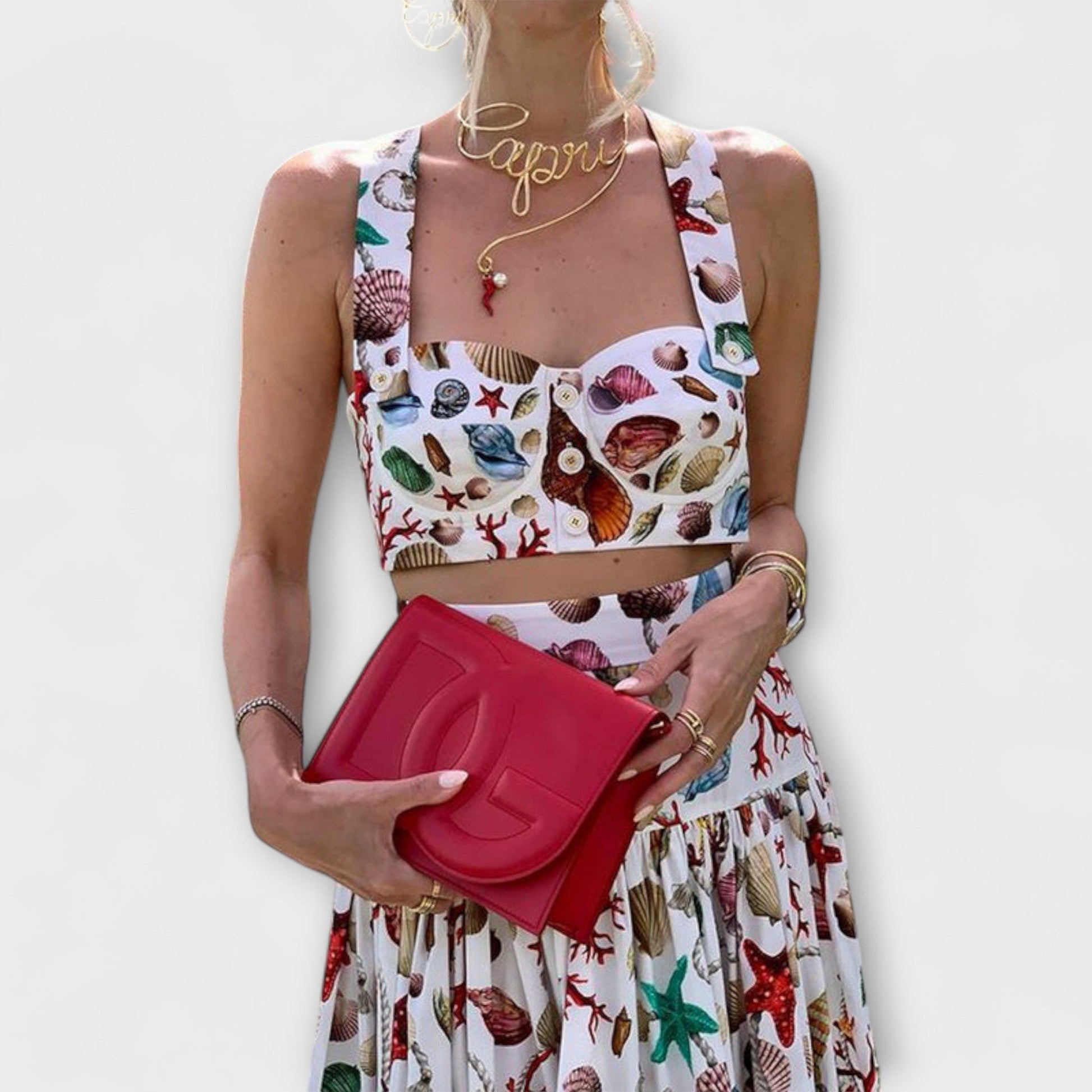 Heather | Stylish Two-Piece Skirt Set