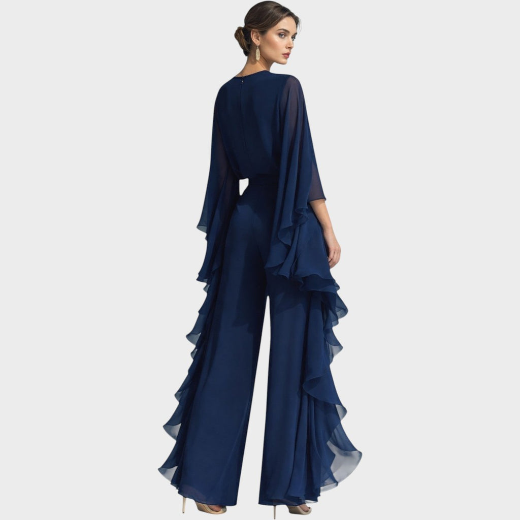 Madeline | Elegant Ruffled Chiffon Set
