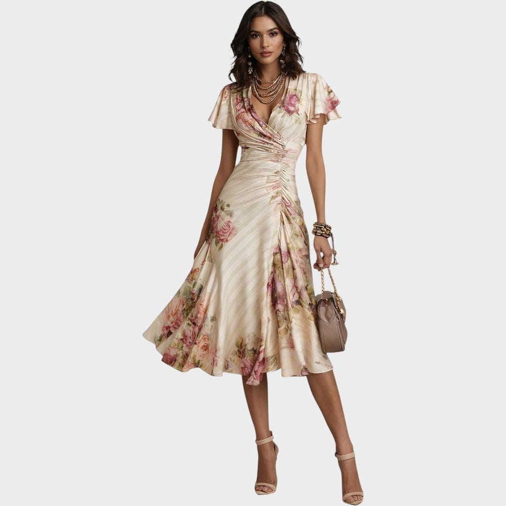 Bibiane | Midi Floral Dress
